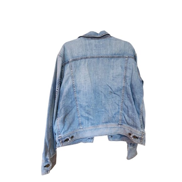 Rag & Bone Standard Issue Light Wash Denim Jacket Classic Fit L Made In USA - Picture 2 of 3